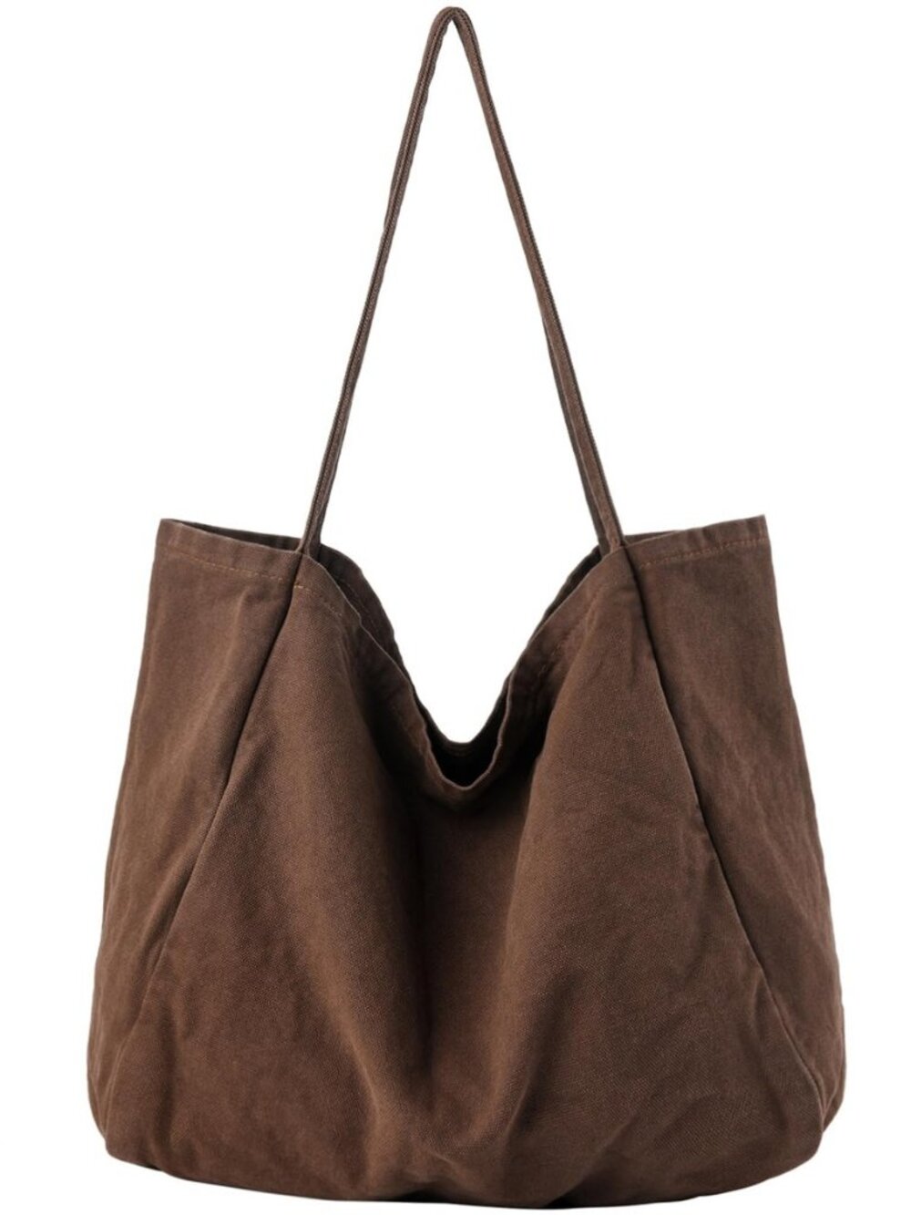 Canvas Tote Bag for Women Large Hobo Shoulder Bag for Work Travel Casual Message